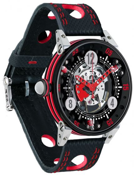 Luxury BRM GOLF BLACK SKELETON DIAL RED GF6-44-SA-N-SQ-AR watch Replica